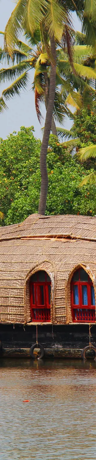 Im Hausboot auf den Backwaters